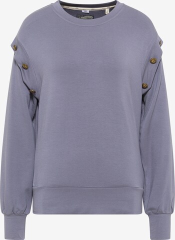 Sweat-shirt DreiMaster Vintage en gris : devant