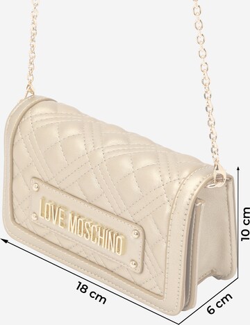 Love Moschino Crossbody Bag in Gold