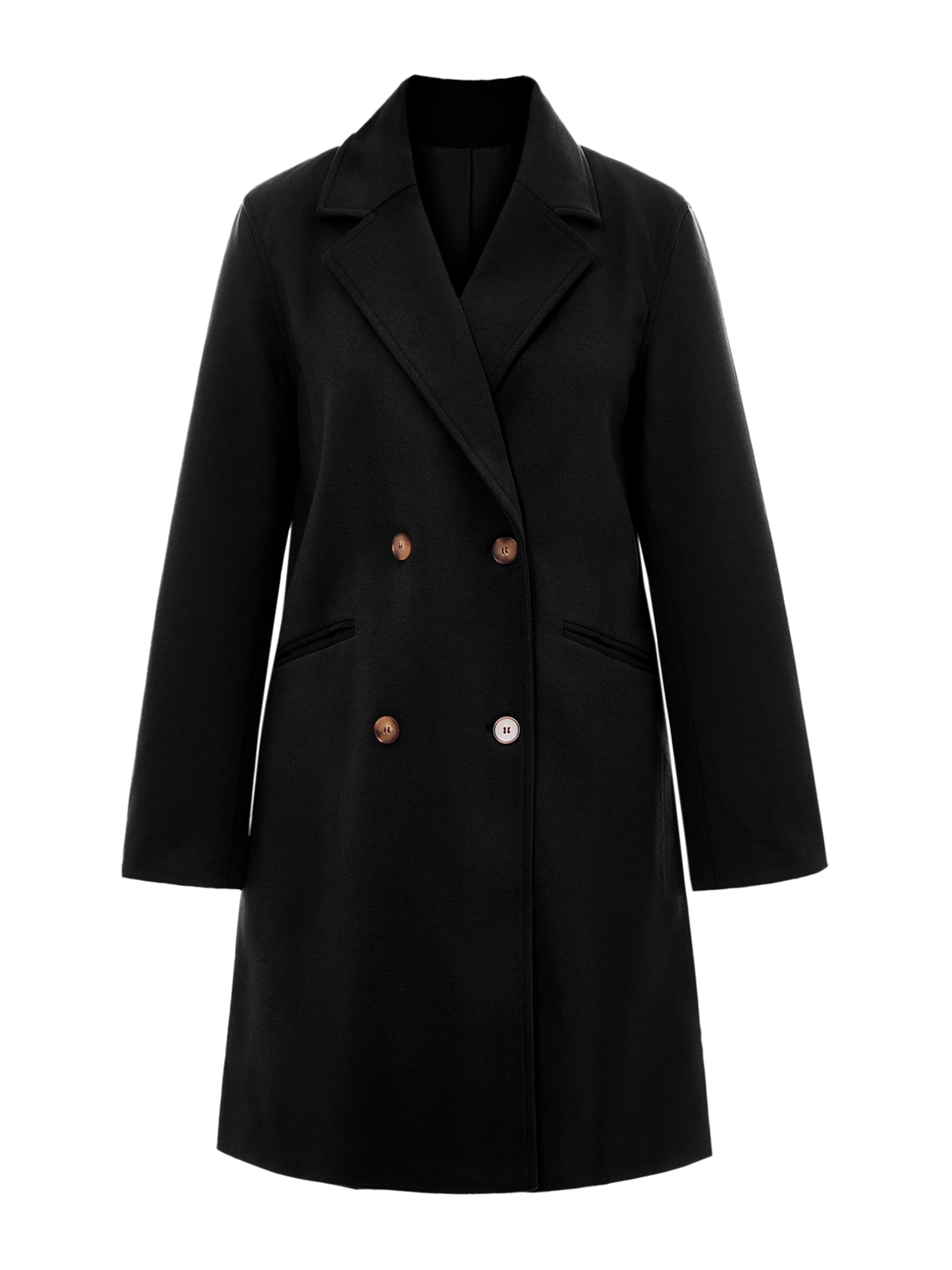 Imily Bela - Abrigo de entretiempo en negro: frente