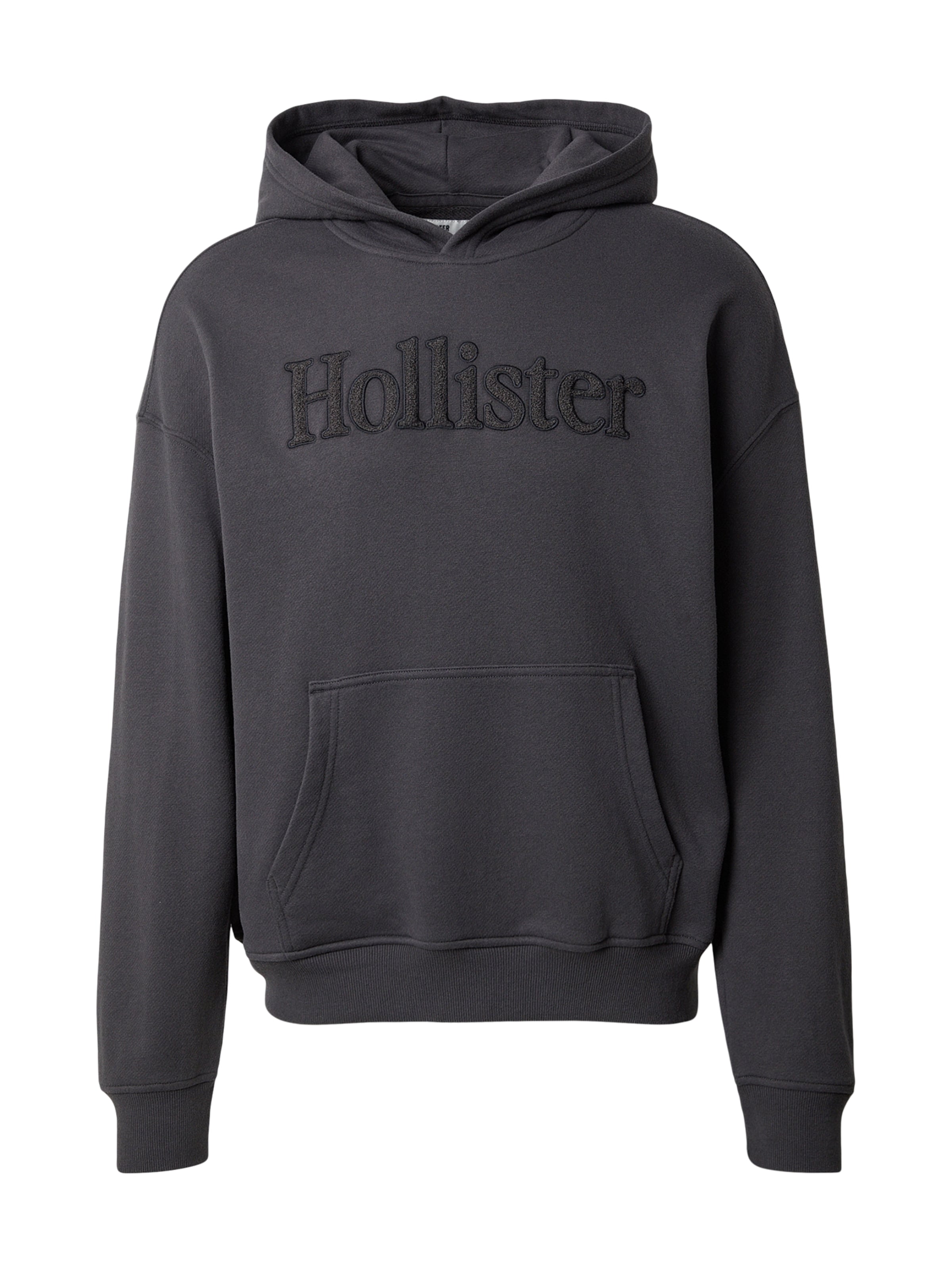 HOLLISTER Μπλούζα φούτερ σε ανθρακί, Άποψη προϊόντος
