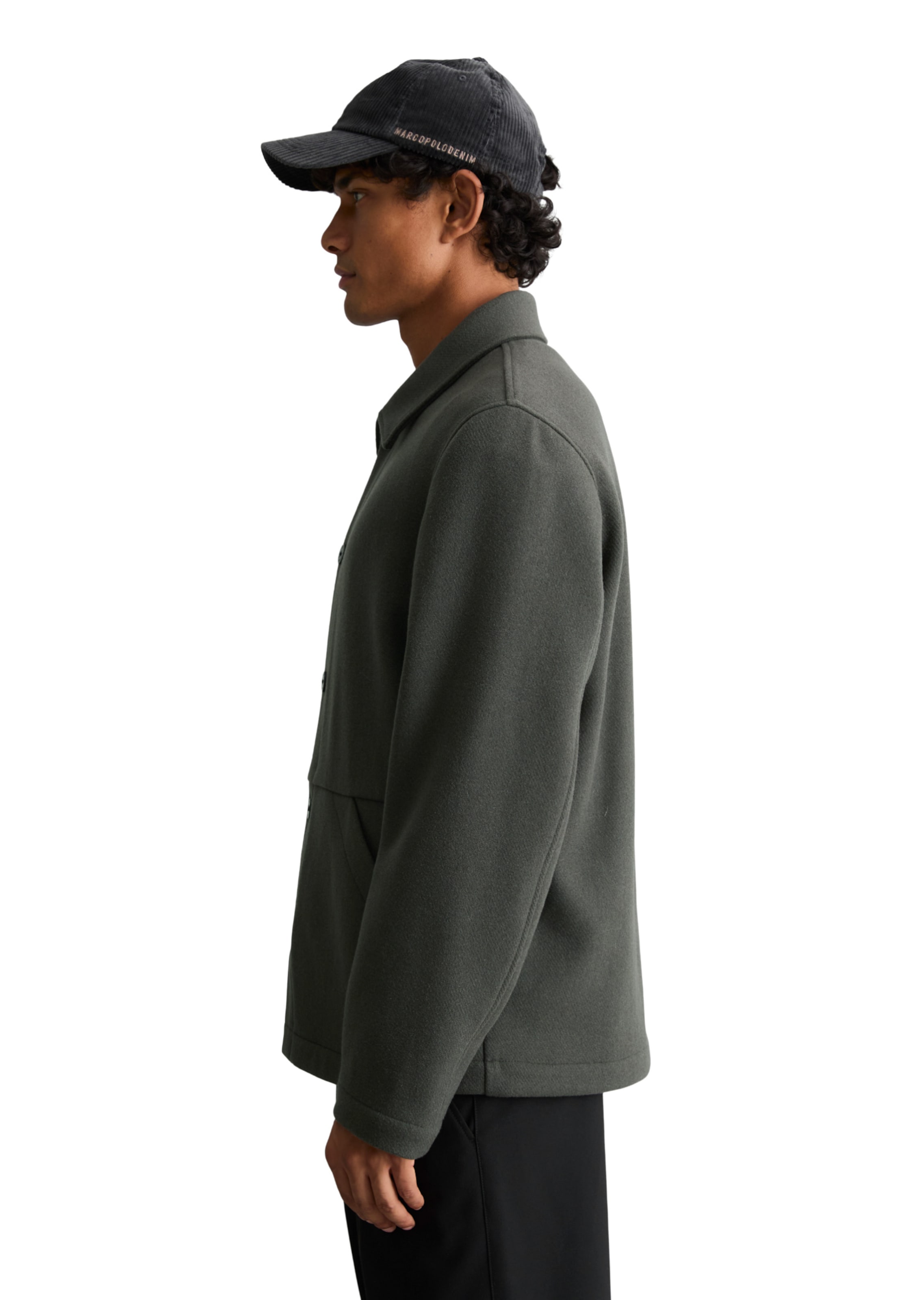 Marc O'Polo DENIM Between-season jacket in Green: side