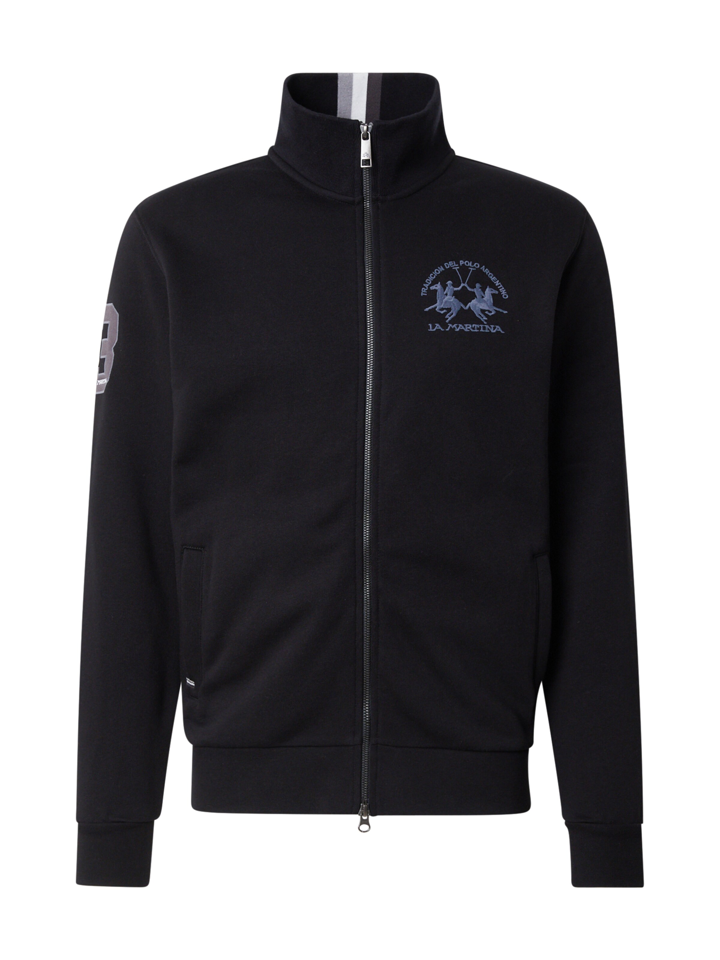 Giacca di felpa di La Martina in nero: frontale