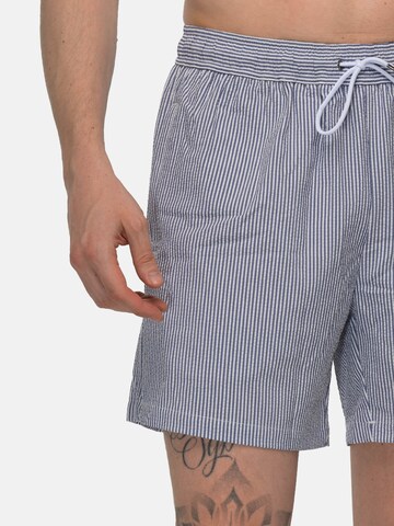 Shorts de bain 'Seersucker' Vercate en bleu
