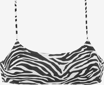 VENICE BEACH Bustier Bikinitop in Zwart: voorkant