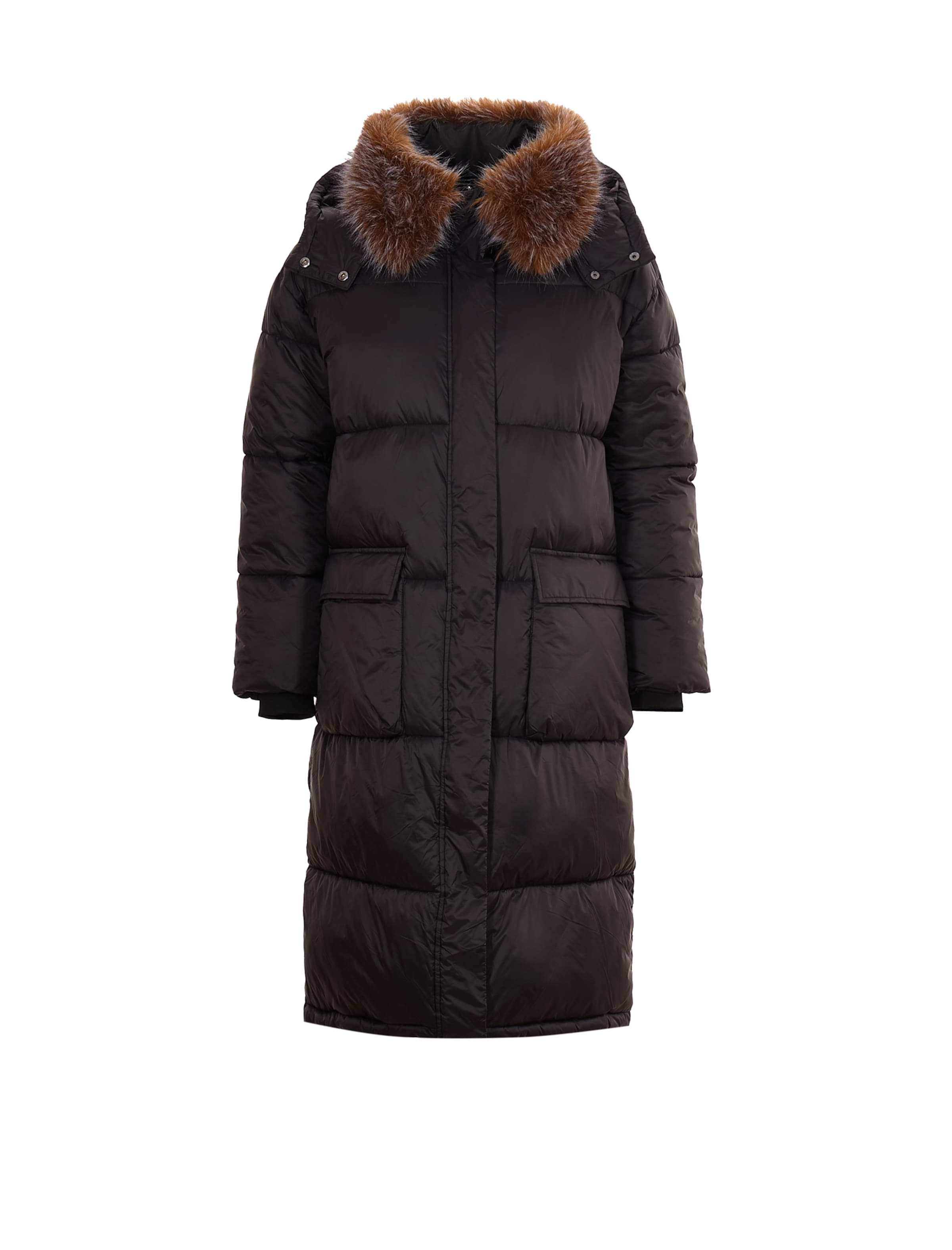 Giacca invernale di South Beach in nero: frontale