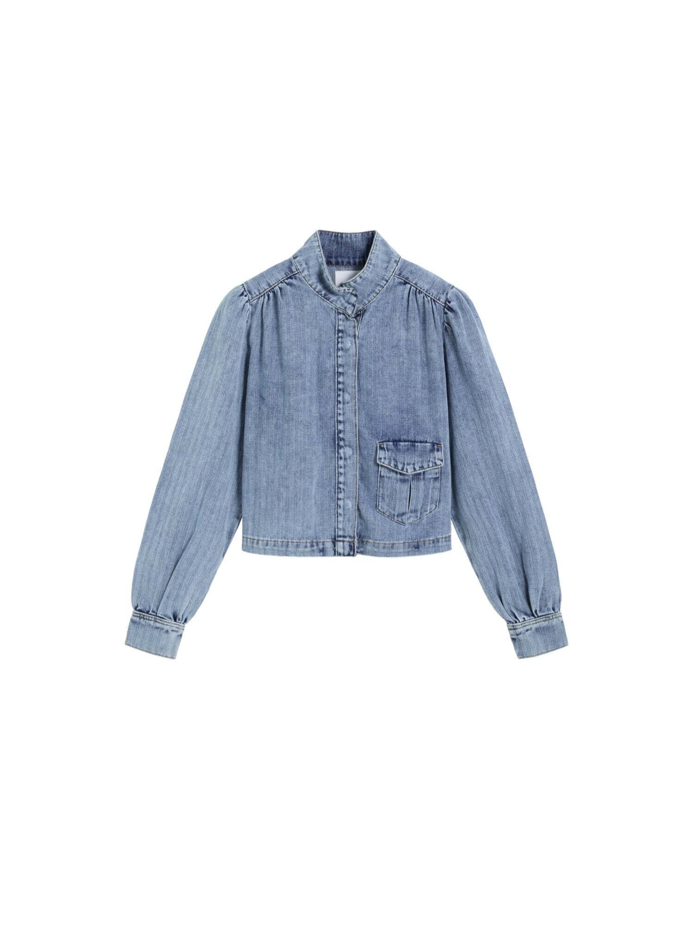 Scalpers Herring Denm Jacket ' ' in Blau: Vorderseite
