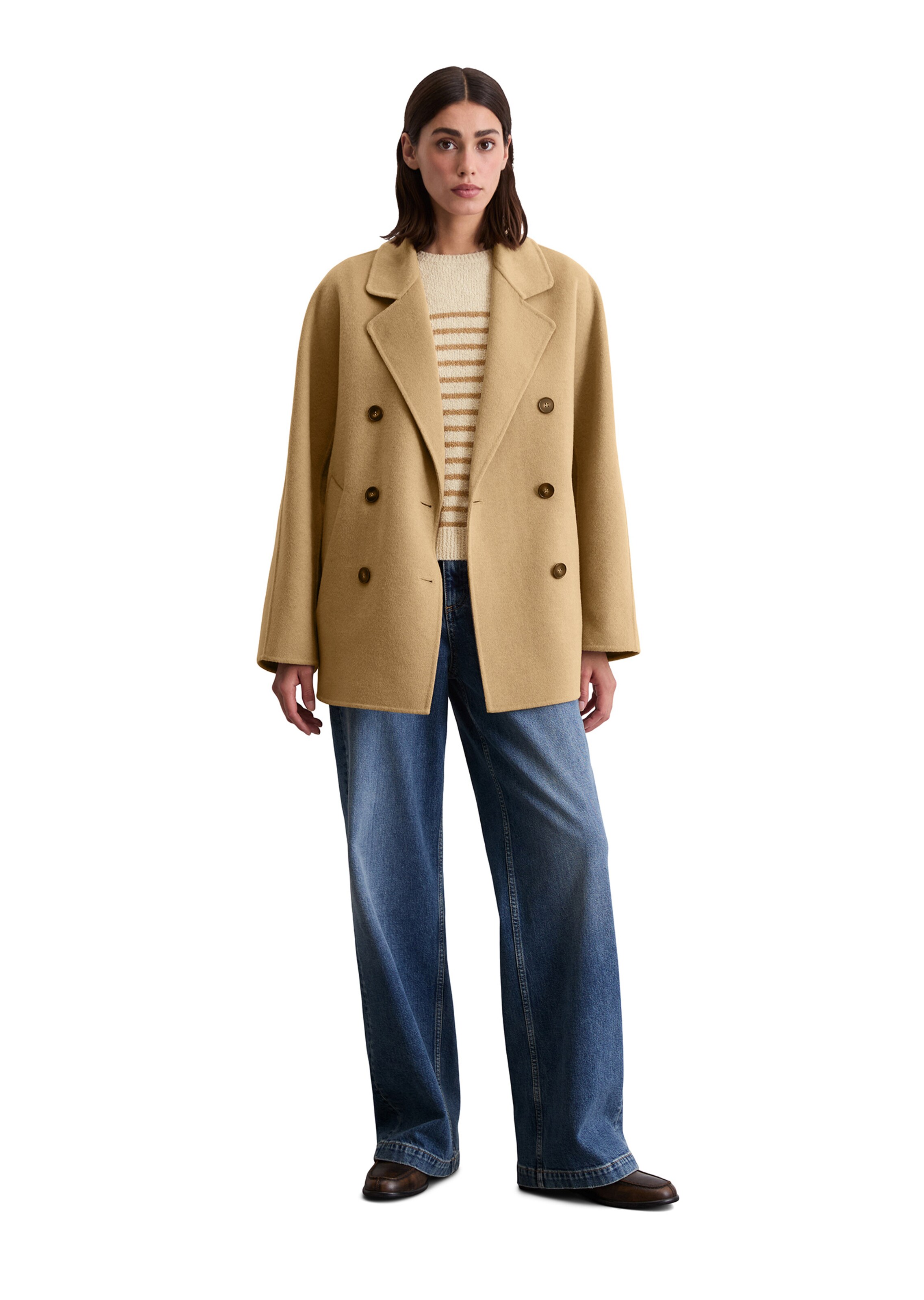 Veste mi-saison Marc O'Polo en beige