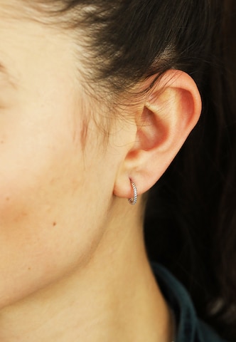 Nana Kay Earrings 'Pretty Twist' in Silver: front