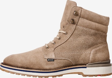 LLOYD Lace-Up Boots 'Veit' in Beige: front