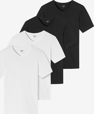 T-Shirt uncover by SCHIESSER en noir : devant