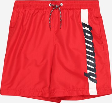 Tommy Hilfiger Underwear Board Shorts in Red: front