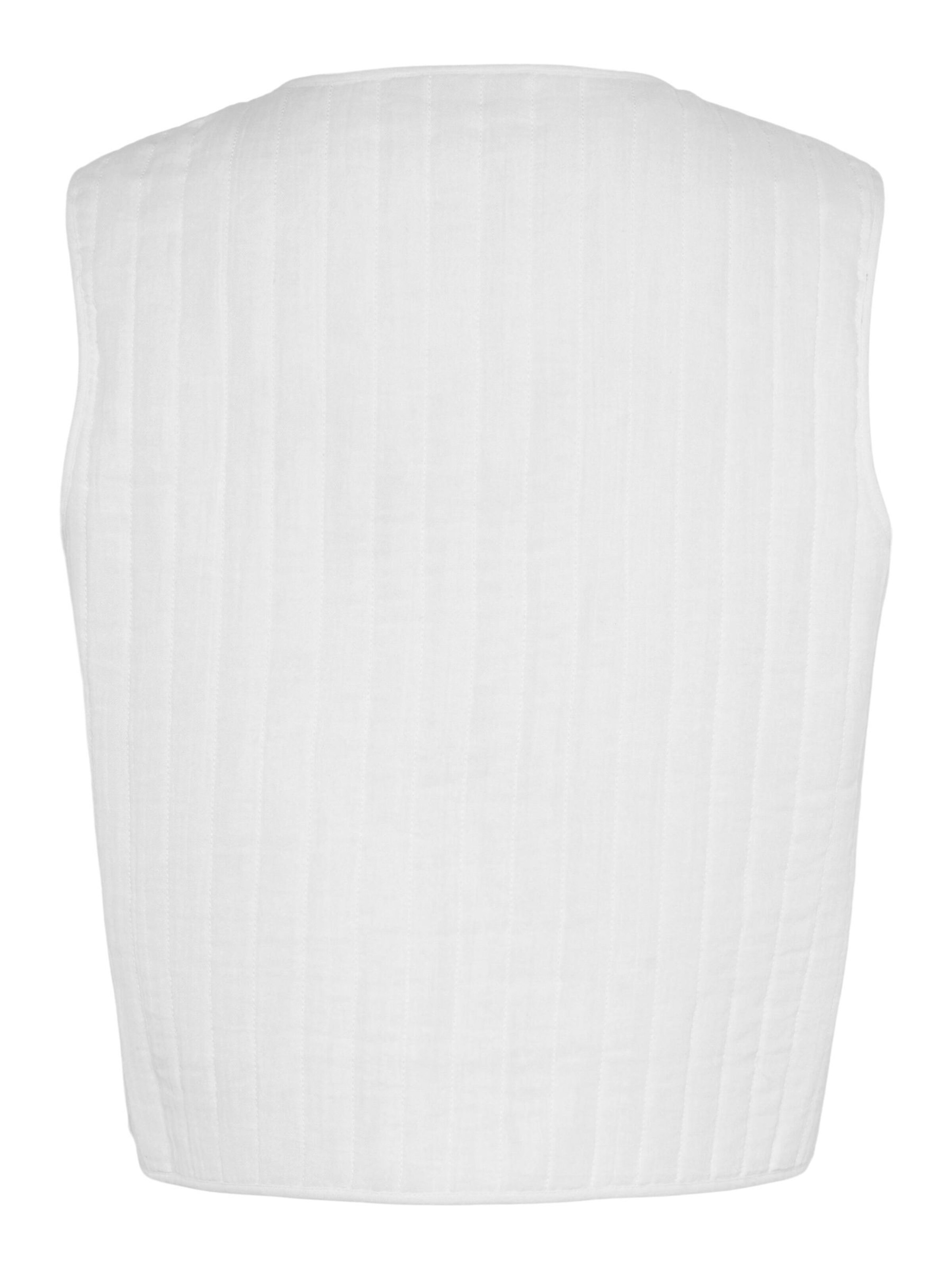 PIECES Bodywarmer 'PCMastina' in Wit