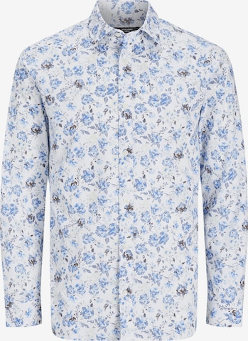 JACK & JONES Regular fit Button Up Shirt in Blue: front