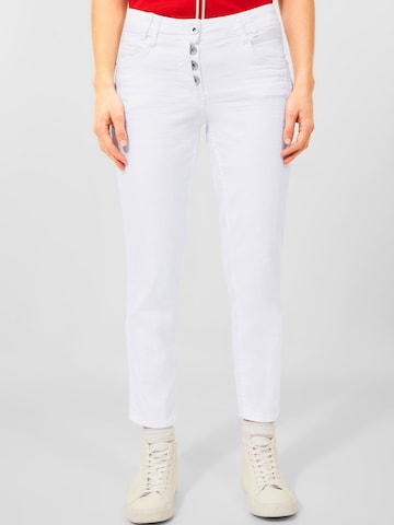 CECIL Jeans in Wit: voorkant