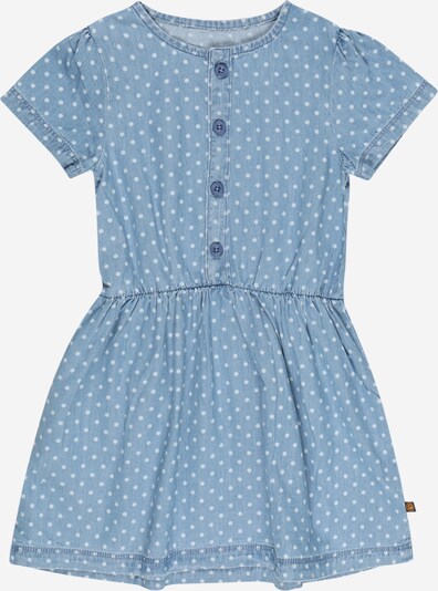 LEMON BERET Klänning i blå denim / vit, Produktvy