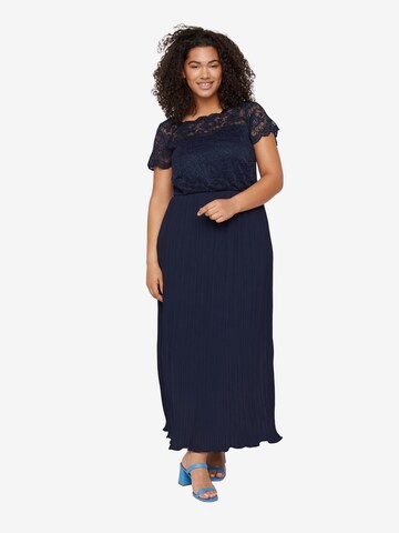 Zizzi Evening Dress 'MODA' in Blue: front