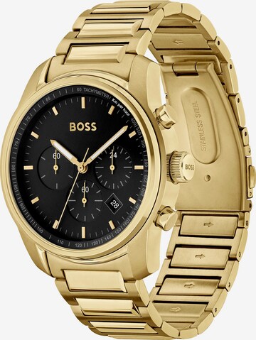 BOSS Analoog horloge in Goud