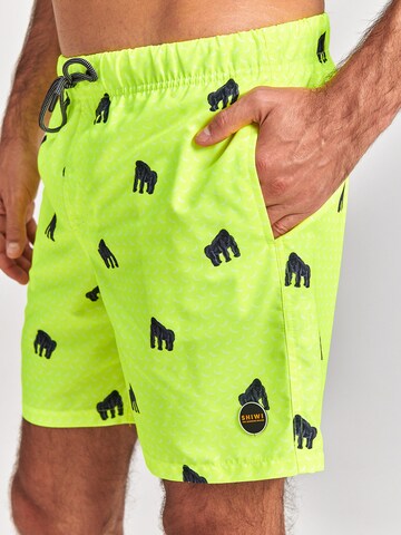 Shorts de bain Shiwi en jaune