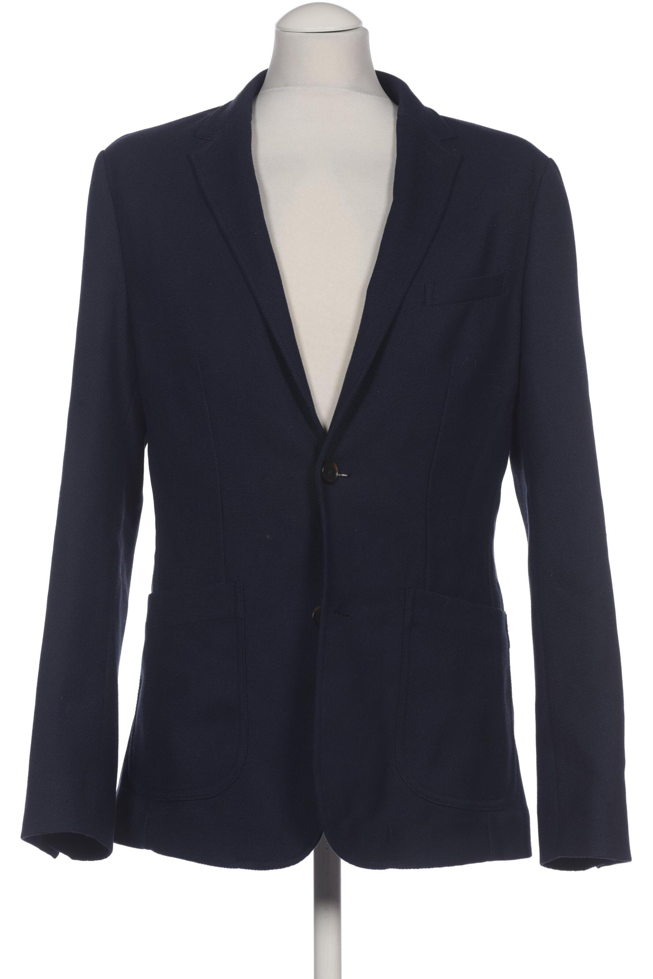 JACK & JONES Suit Jacket in M-L in Blue: front