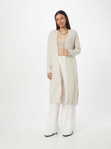 comma casual identity Knit Cardigan in Beige: front