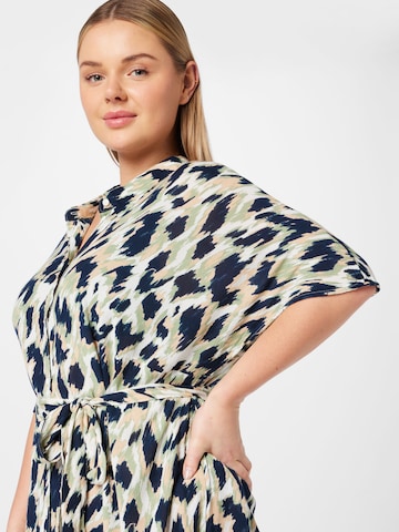 Vero Moda Curve Sukienka koszulowa 'Menny' w kolorze niebieski