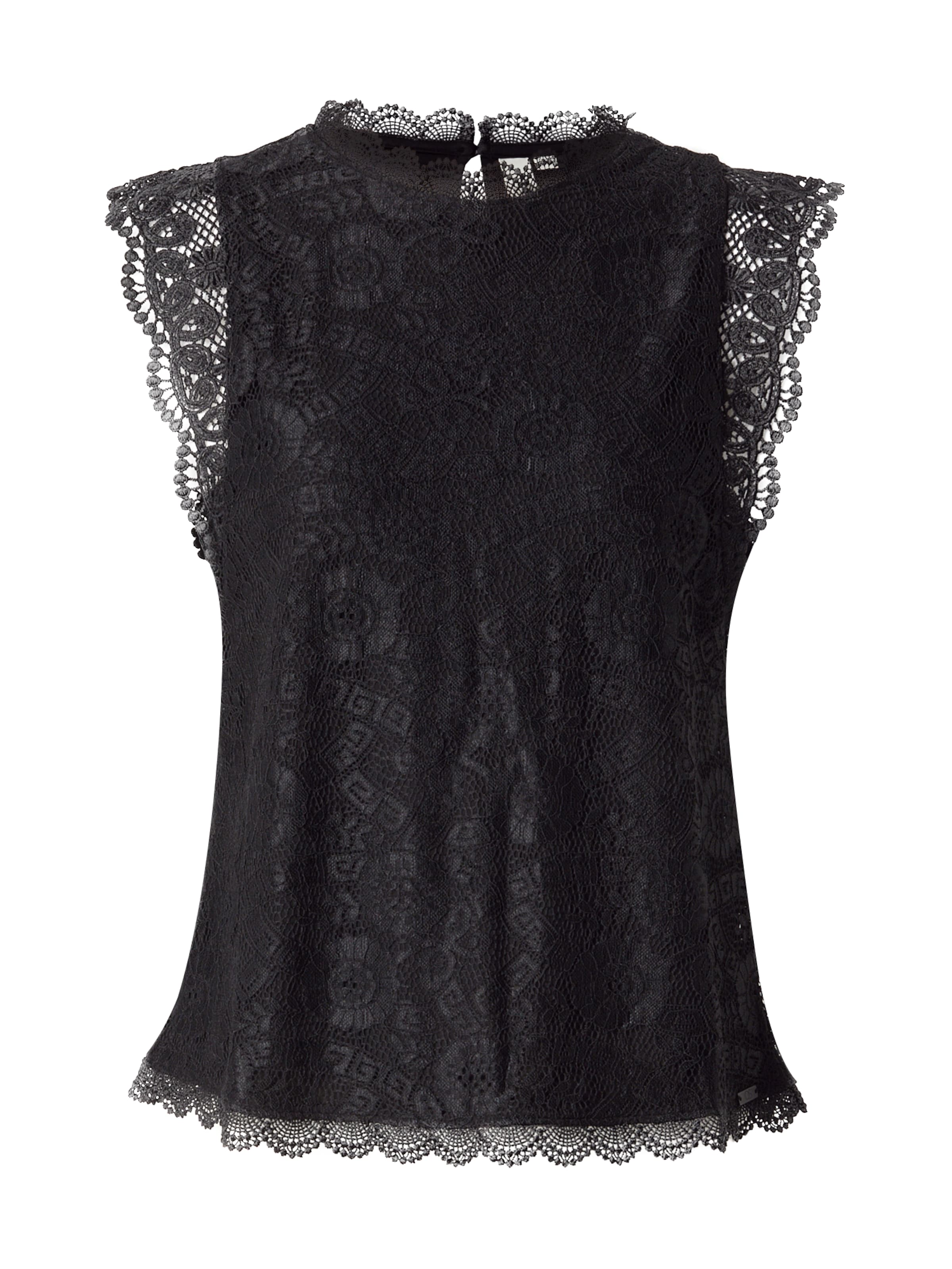 QS Блузка в Черный: спереди