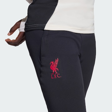Coupe slim Pantalon de sport 'FC Liverpool Tiro 25 Competition' ADIDAS PERFORMANCE en noir
