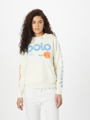 Polo Ralph Lauren Sweatshirt in Beige: front