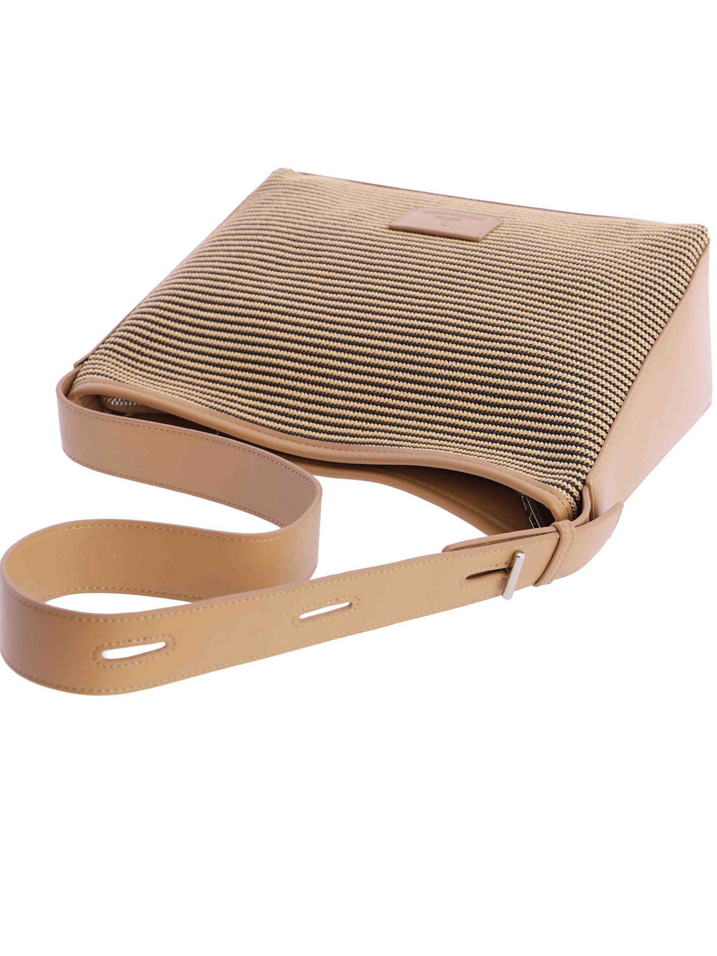 Don Algodon - Bolso de hombro 'Dorada' en beige