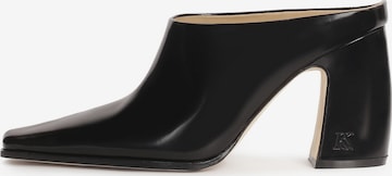 Kazar Studio Mules in Black: front