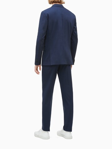 Calvin Klein Slimfit Pantalon in Blauw