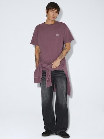 Dr. Denim Shirt 'Trooper Tee' in Lila