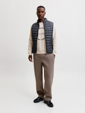 Sweat-shirt 'JJBENSON' JACK & JONES en beige