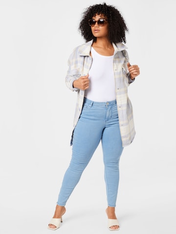 Zizzi Skinny Jeans 'Amy' in Blauw