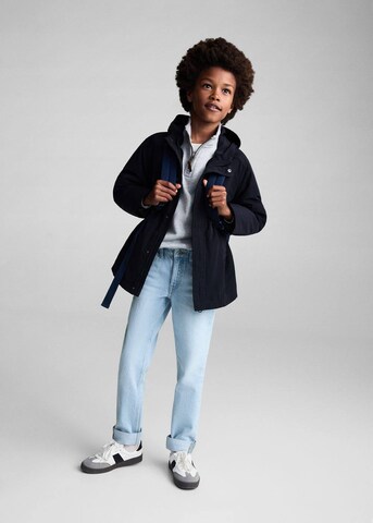 MANGO KIDS Between-Season Jacket 'Anorak Pacific' in Blue