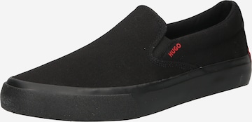HUGO Спортни обувки Slip On 'Dyer' в черно: отпред