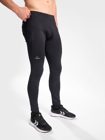 Skinny Pantalon de sport 'BEAT' Newline en noir : devant