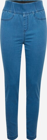 Fransa Skinny Leggings in Blue: front