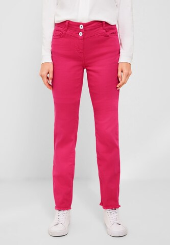 CECIL Regular Pants in Pink: front