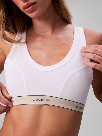 Calvin Klein Bustier BH 'Heritage' in Weiß