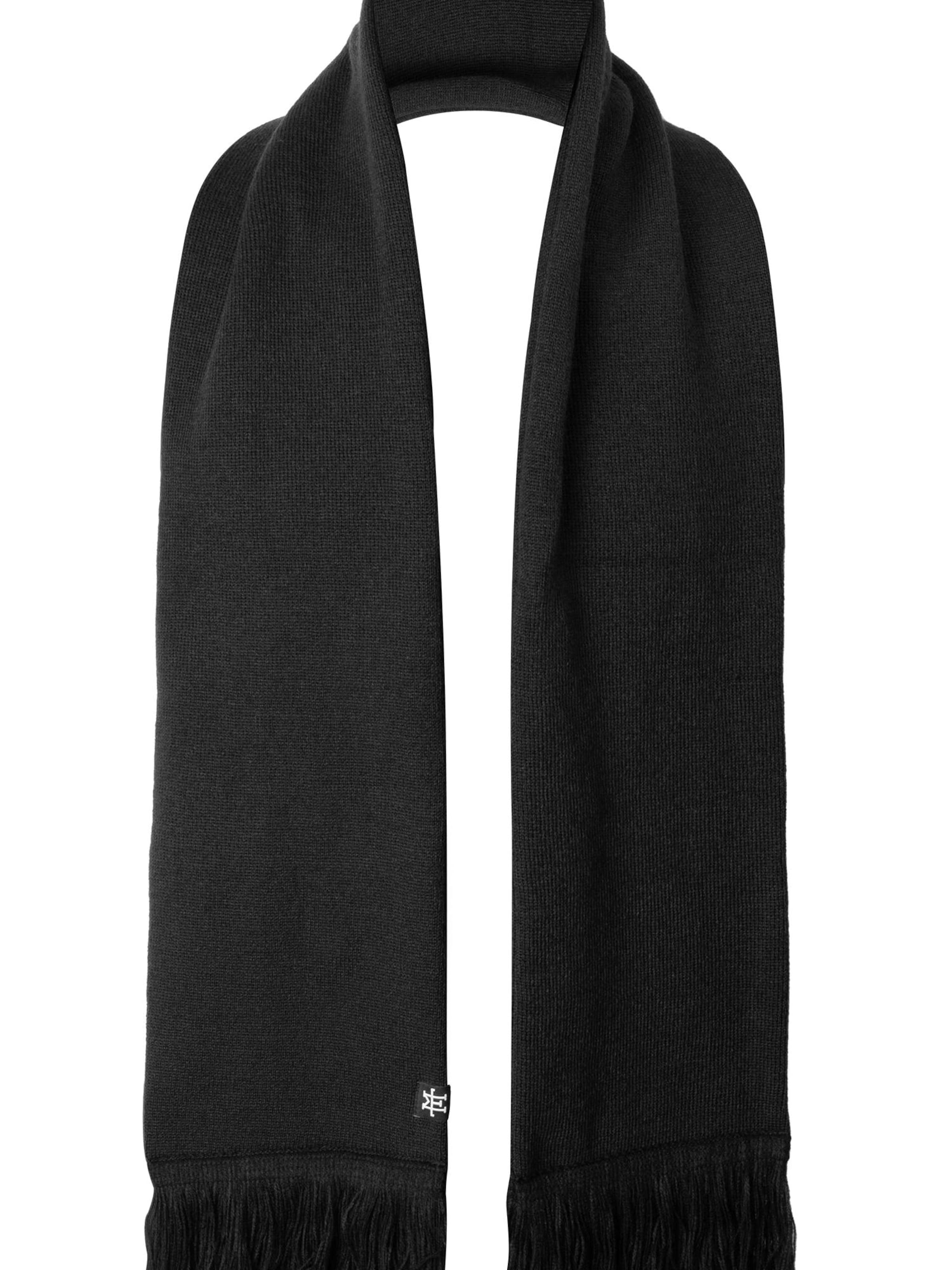Manufaktur13 Scarf 'Fringe' in Black