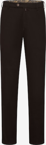 Regular Pantalon chino MEYER en marron : devant