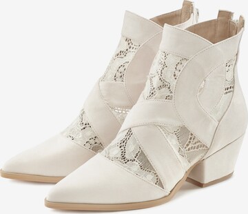 LASCANA Stiefelette in Beige