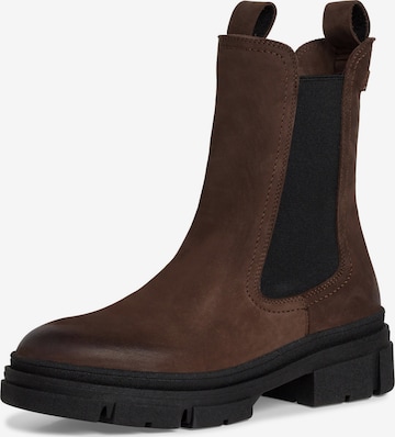 TAMARIS Chelsea Boots i brun: forside