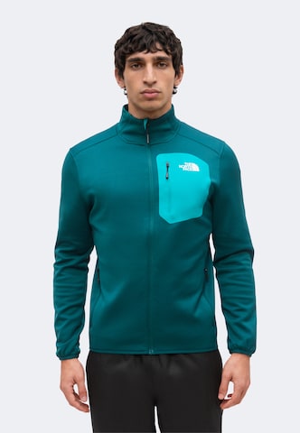 THE NORTH FACE Funktionsfleecejacka 'CREST' i blå: framsida