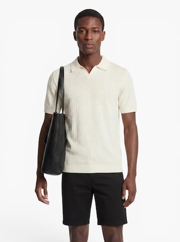 Pull-over 'SLHLINO' SELECTED en beige : devant