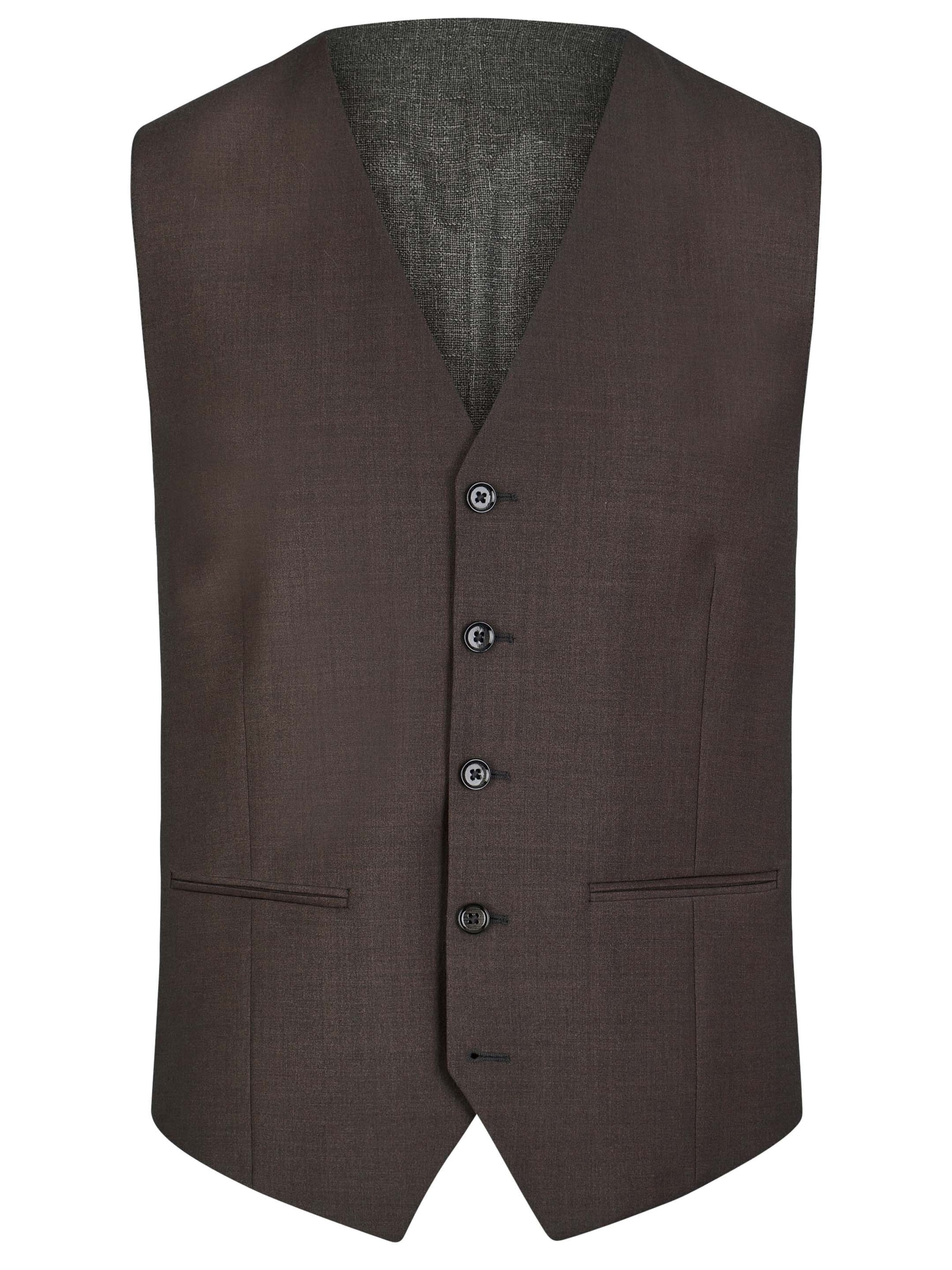 HECHTER PARIS Gilet in Bruin: voorkant