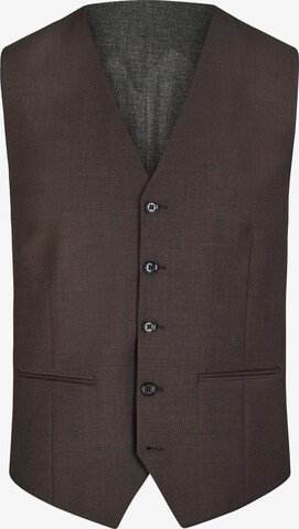 HECHTER PARIS Suit Vest in Brown: front