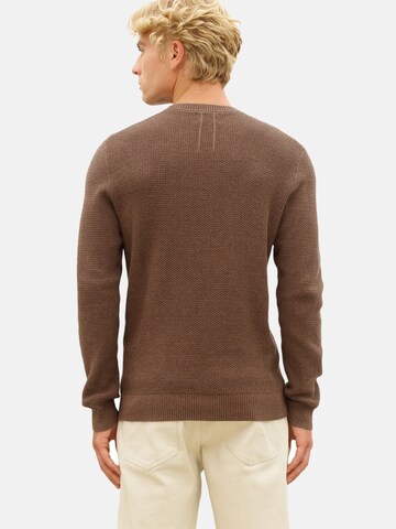 NOWADAYS Pullover 'Structured' in Braun