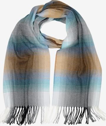 COLLEZIONE ALESSANDRO Schal 'Manchester' in Blau: Vorderseite